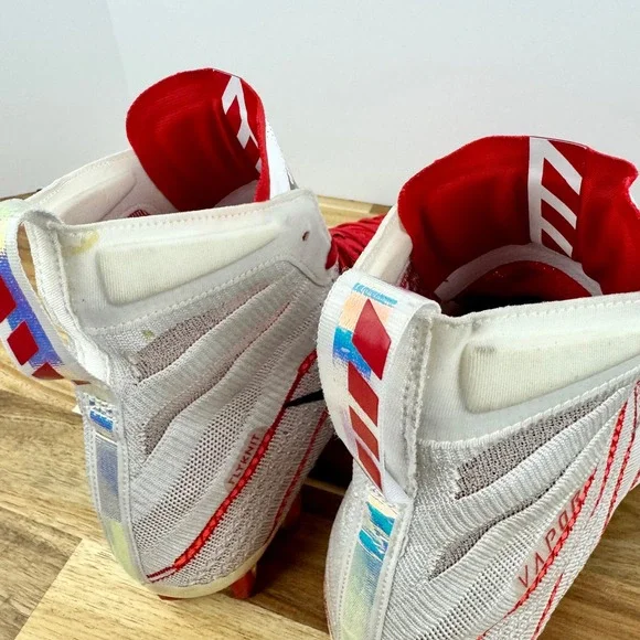 Nike Vapor Untouchable Pro 3 Football Cleats Red White High Top‎ Size 12
